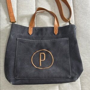 Thirty-One Initial “P” Shoulder Bag Purse Tote